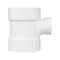 Charlotte Pipe And Foundry Charlotte Pipe 1-1/2 in. Hub X 4 in. D Hub PVC Sanitary Tee 1 pk PVC004011600 - alternate 3